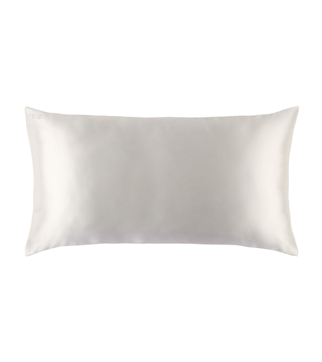 Pure silk pillowcase-white