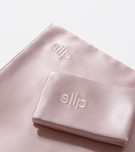 Pure silk pillowcase-pink