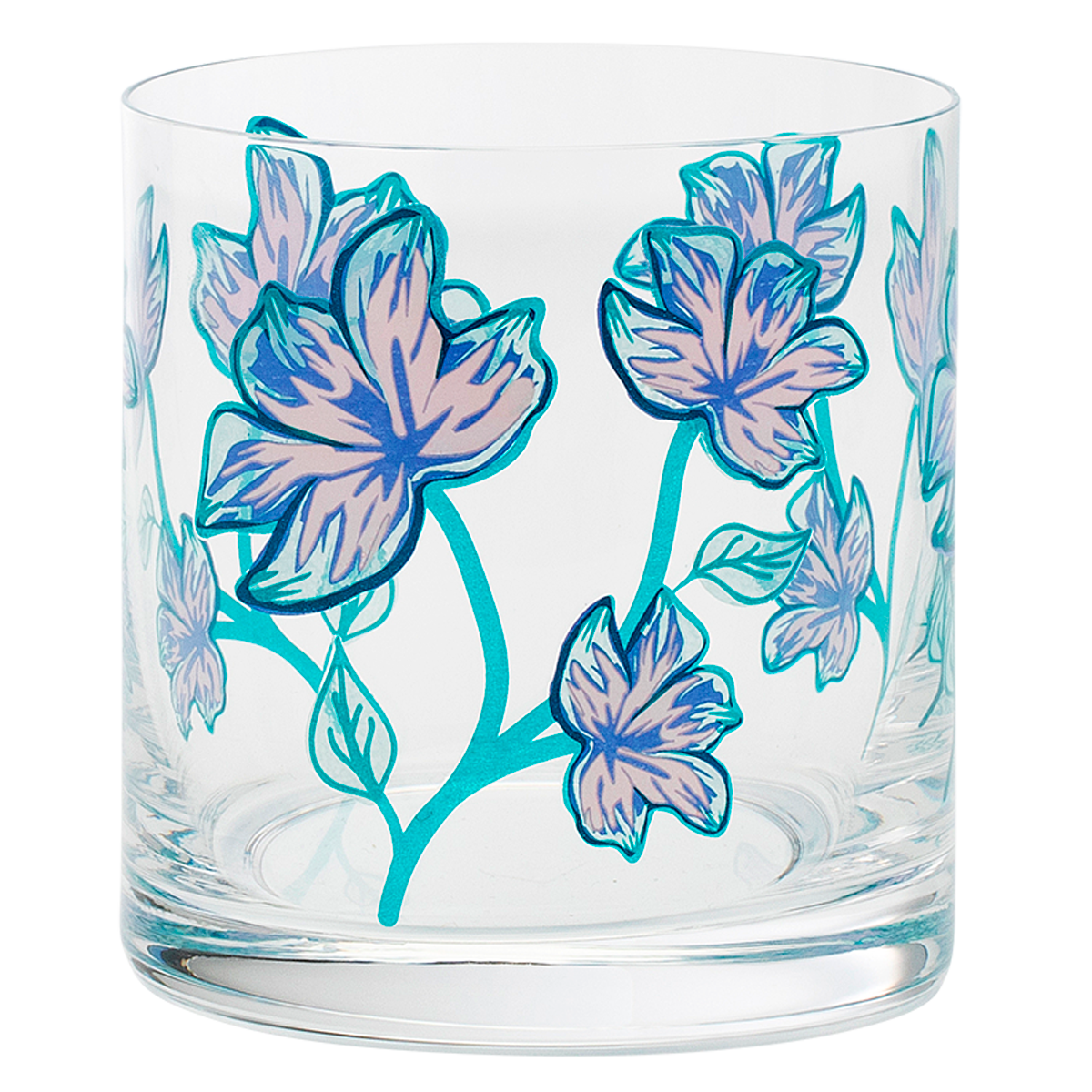 Botanical Sea Garden Water Glass