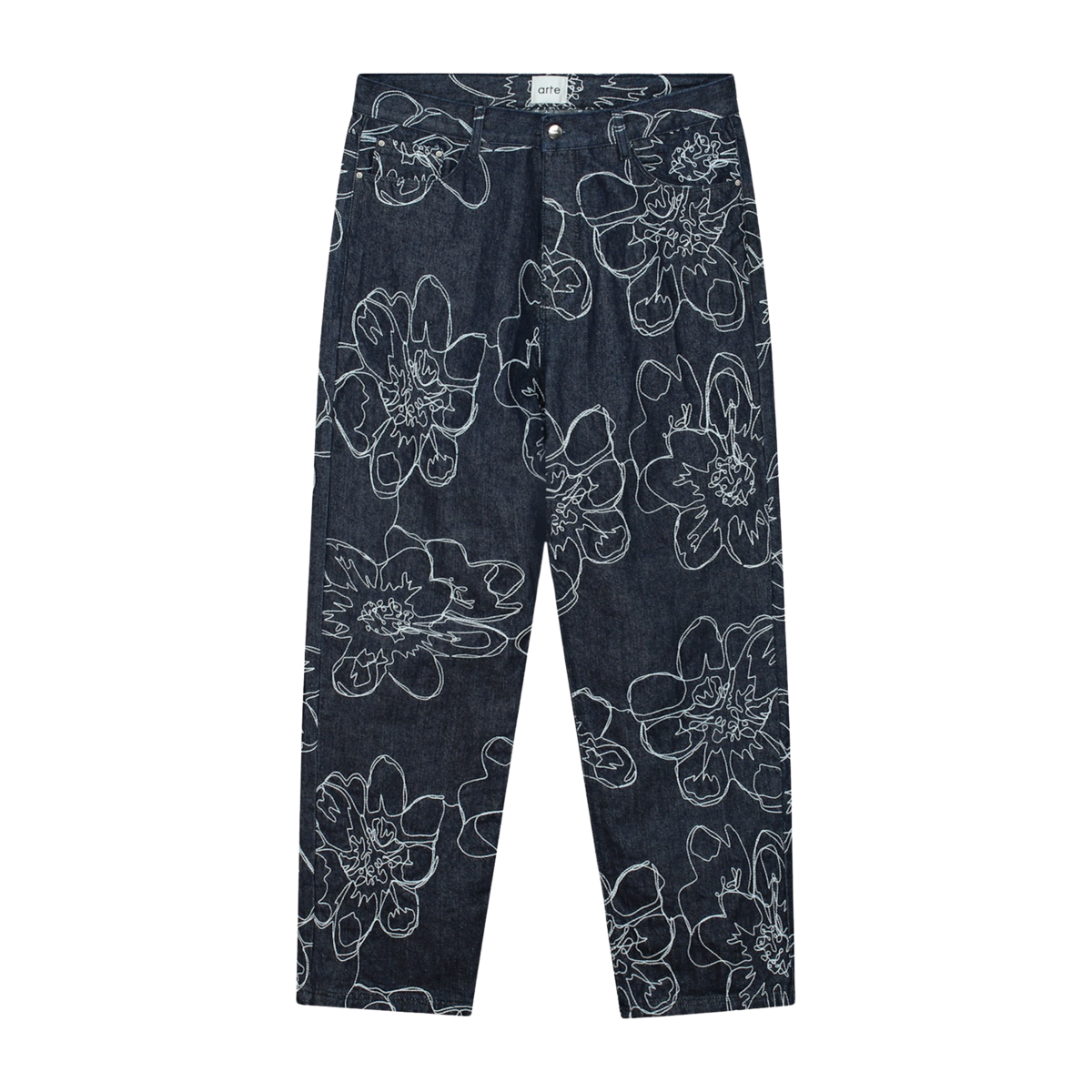 Pantalones Flower Stitch