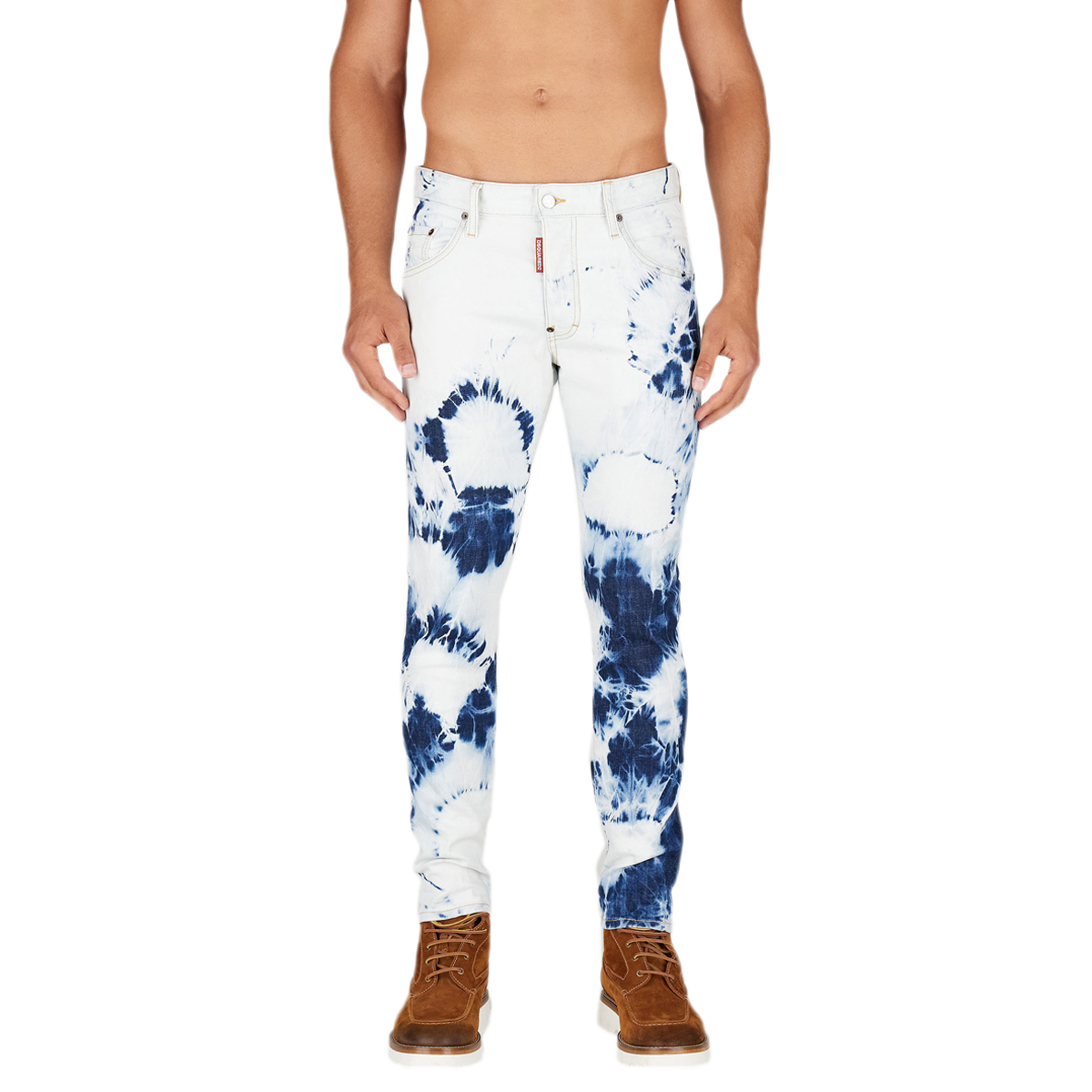 Water Wash Skater Jeans