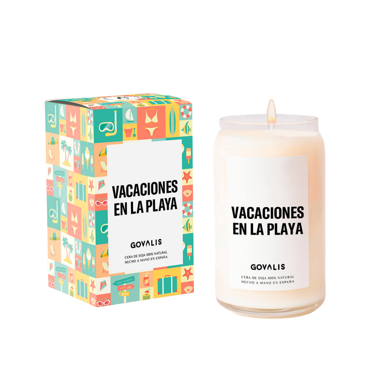 Vela Aromática Vacaciones en la Playa