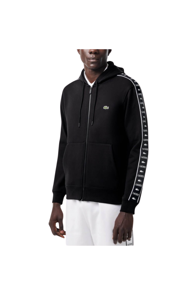 SUDADERA JOGGER CLASSIC FIT NEGRA CON CA