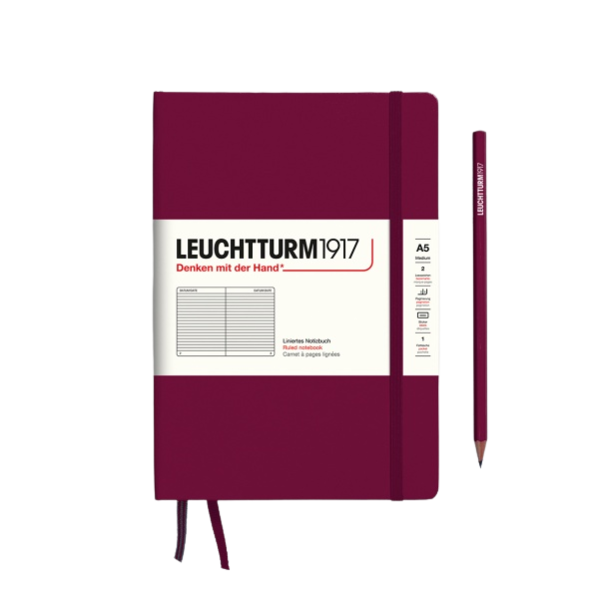 Libreta Leuchtturm 1917 Medium A5, Tapa