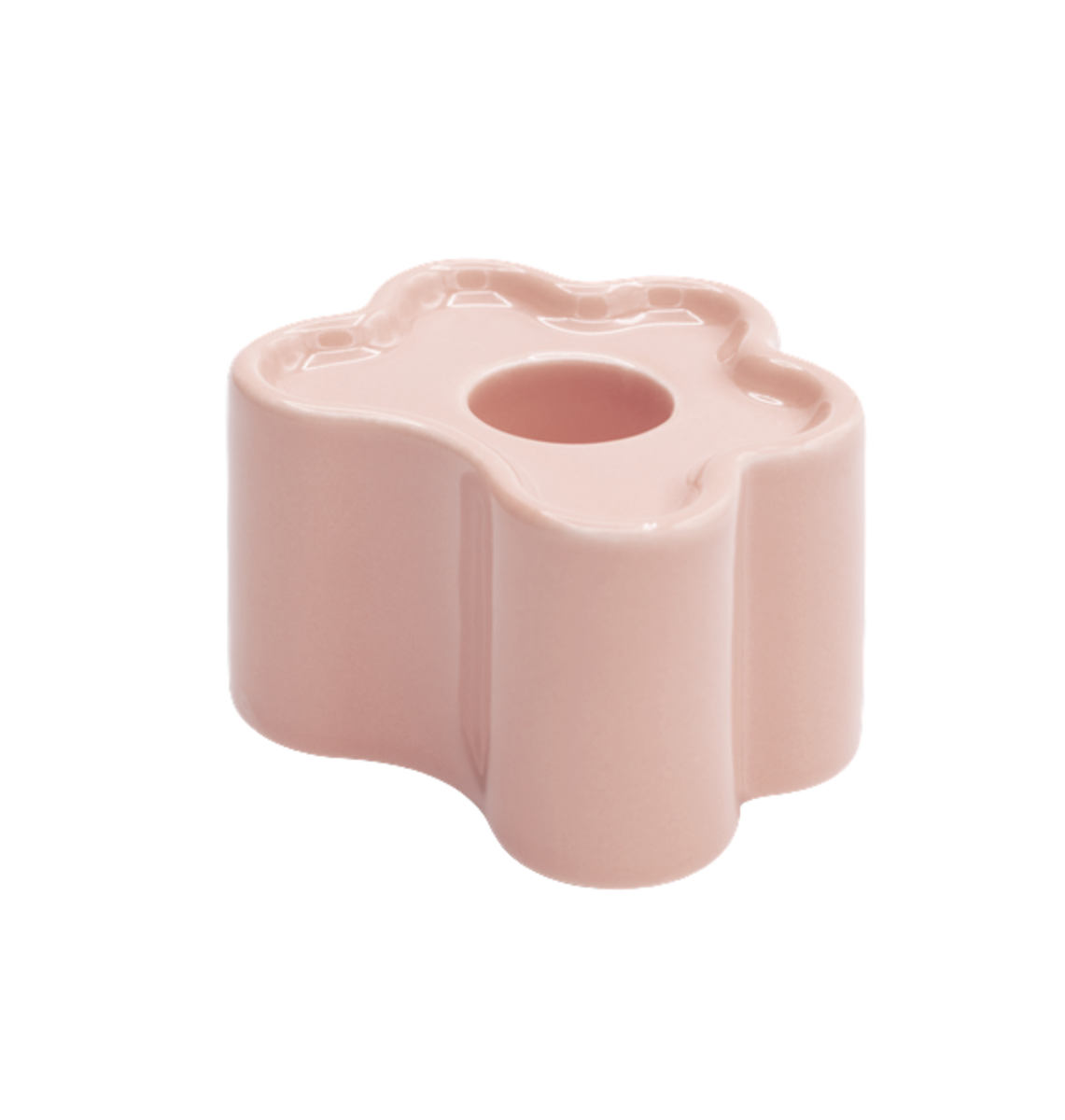 CANDLE HOLDER FLORA SMALL (PINK)