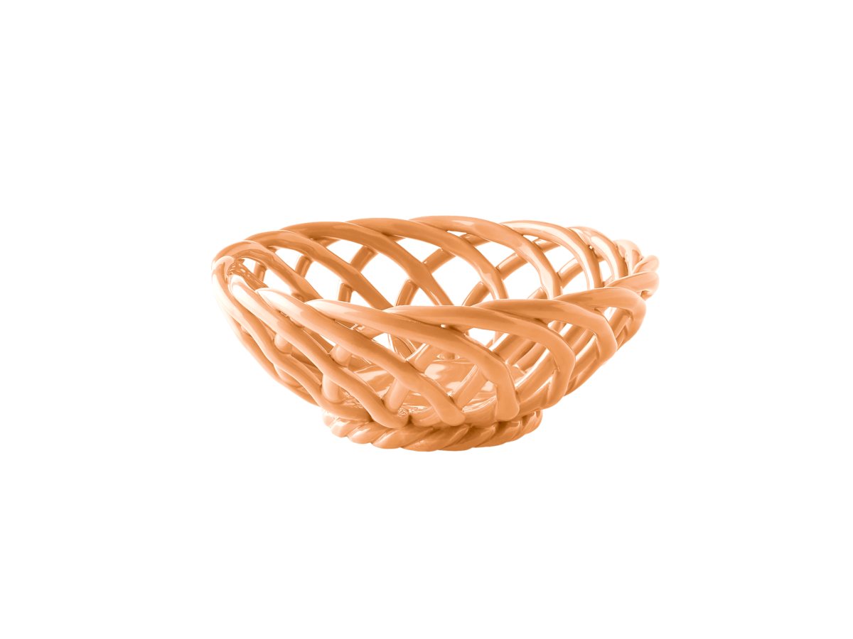 BASKET SICILIA SMALL - TANGERINE