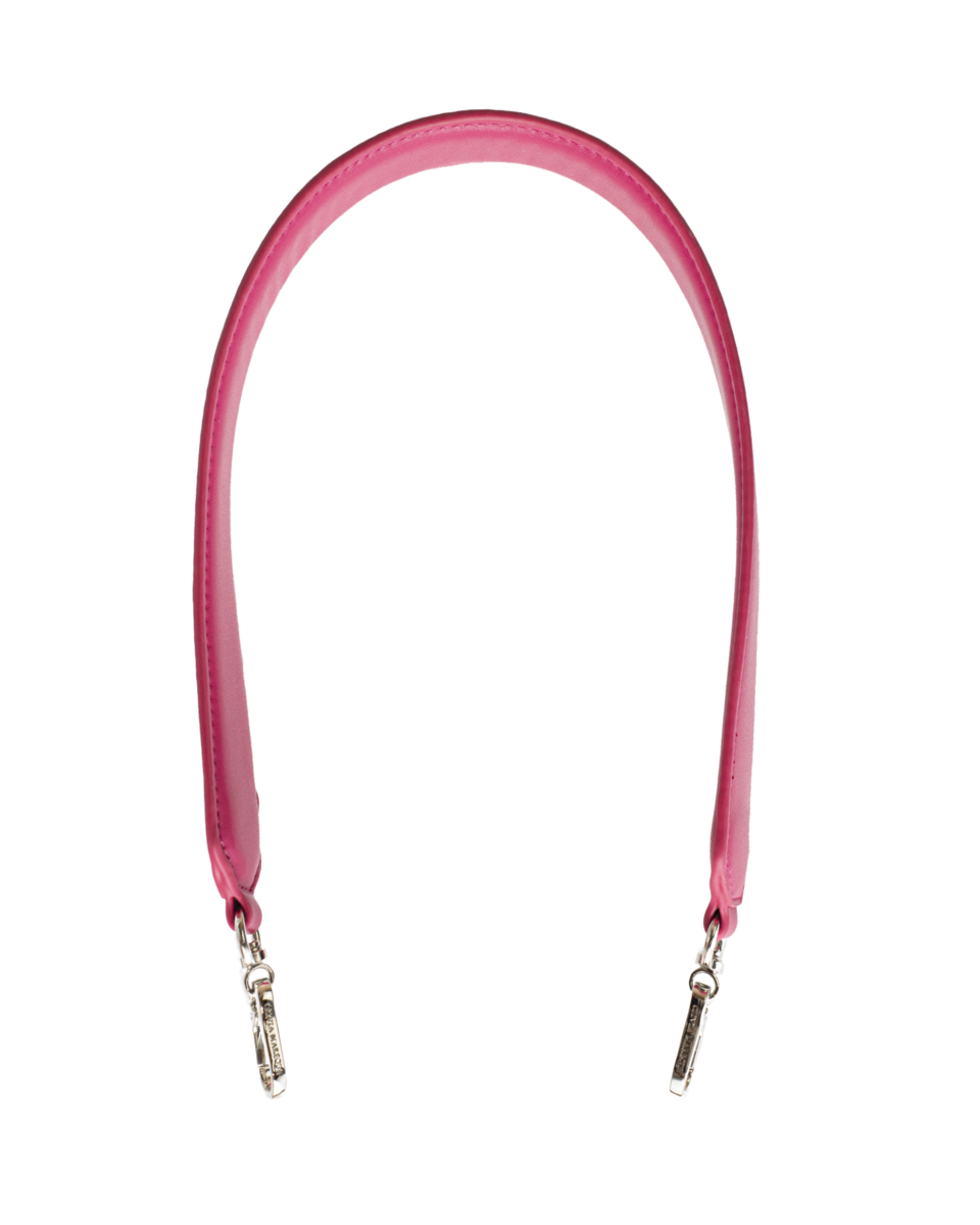 Cadena piel Fucsia 60cm