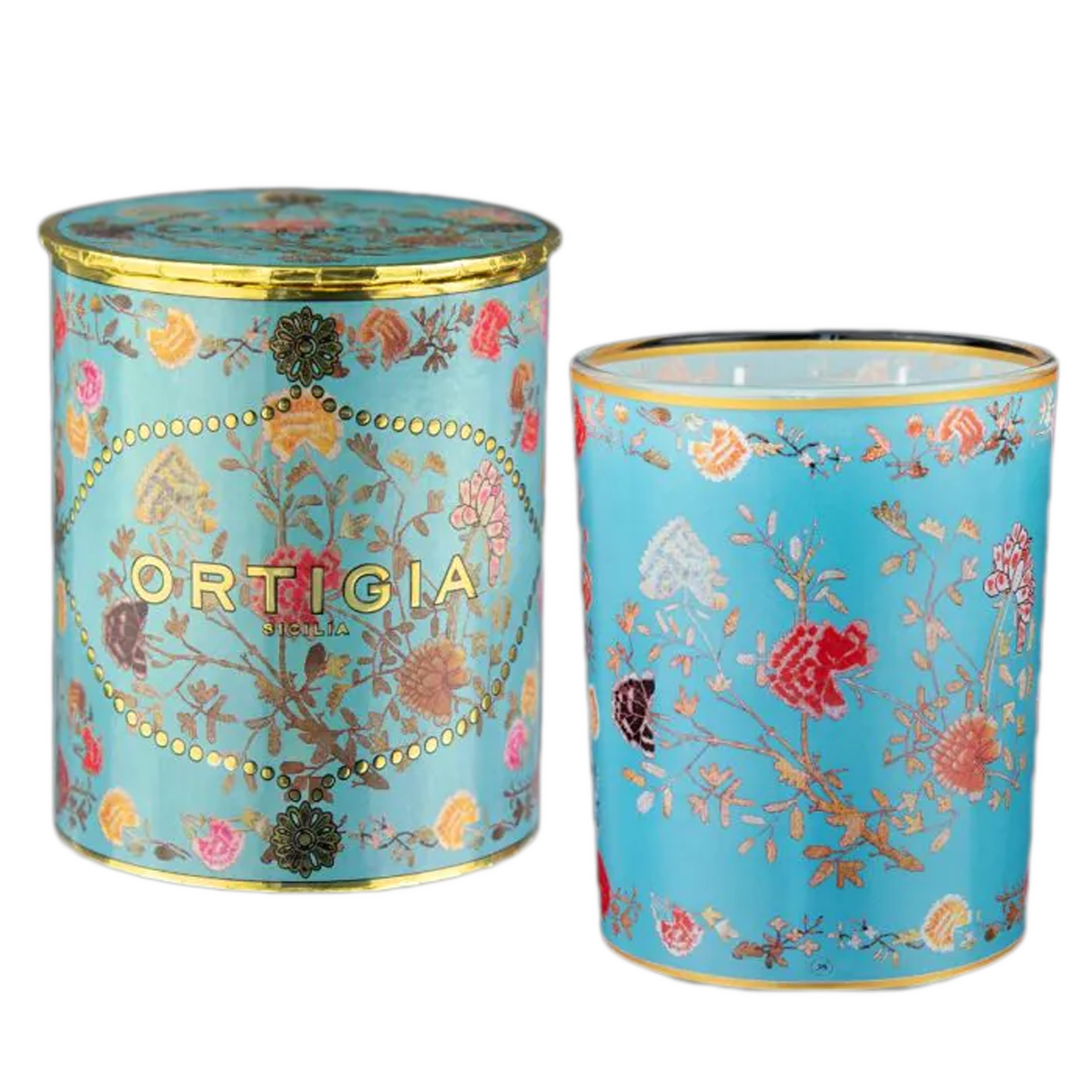 Florio Decorated Candle Medium