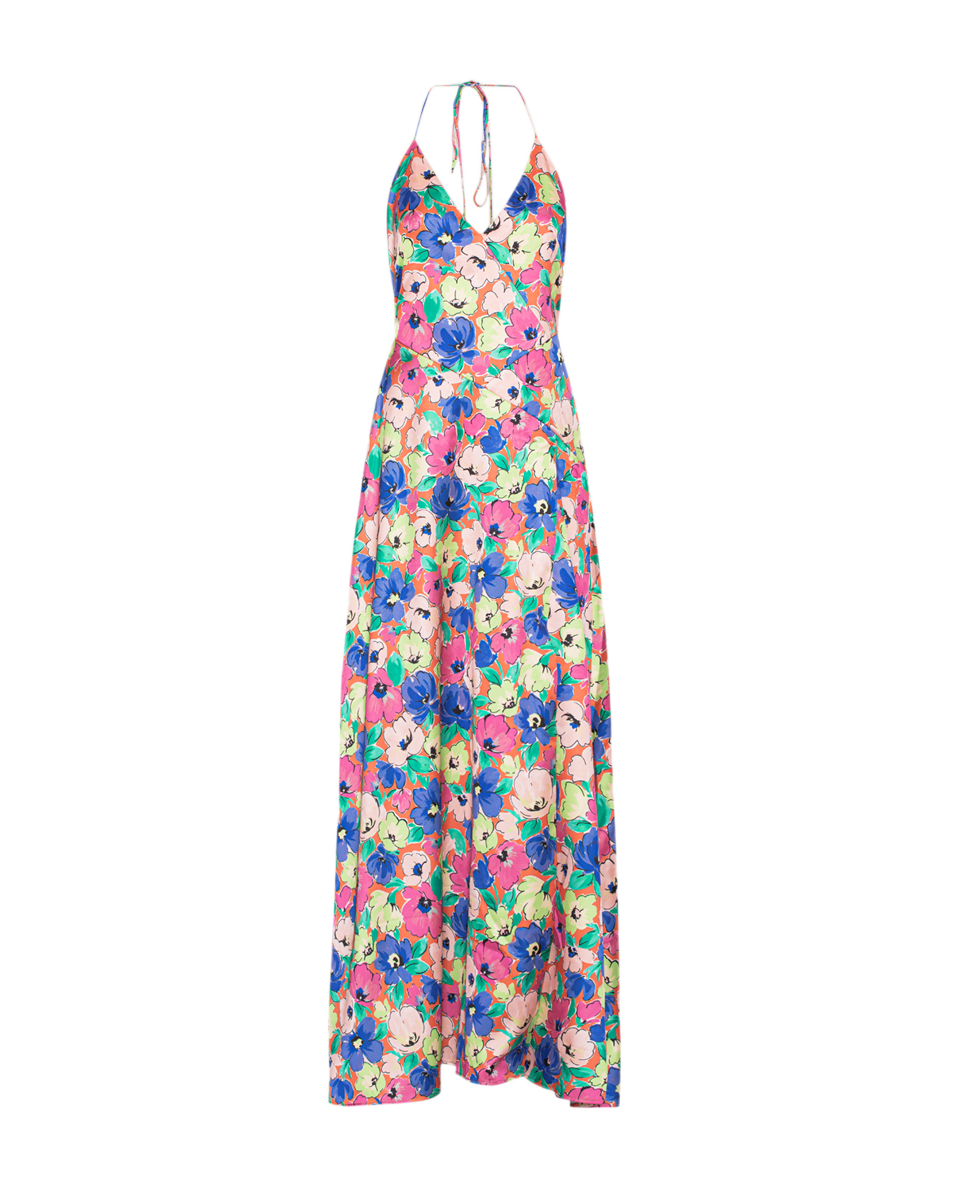 Silky Woven Maxi Slip Dress