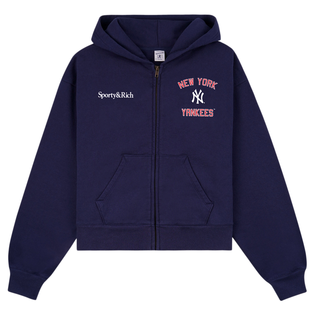 Sudadera Home Run Cropped Zipped