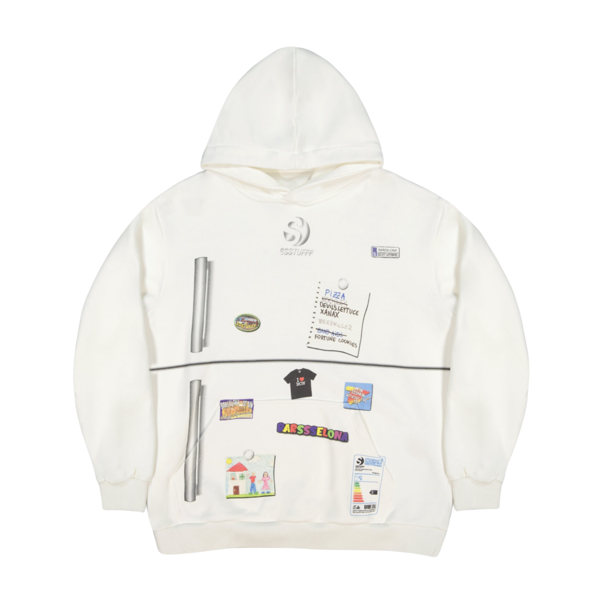 Not a Fridge Hoodie White