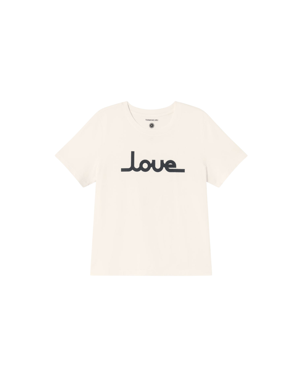 Camiseta blanca love Ida