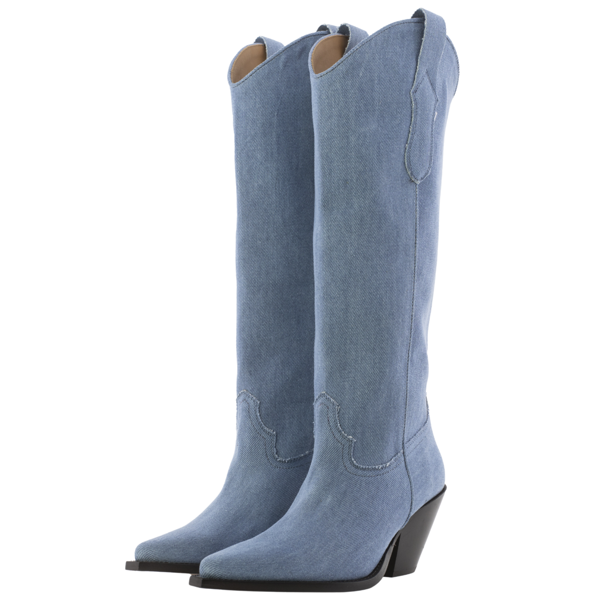 TORAL DENIM TALL BOOTS