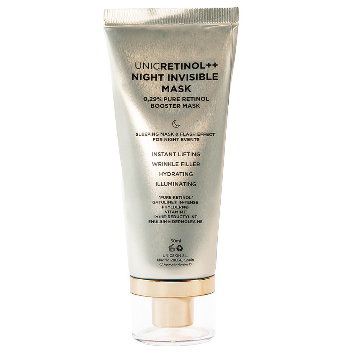 Mascarilla Facial Unicretinol + Invisible Night Mask