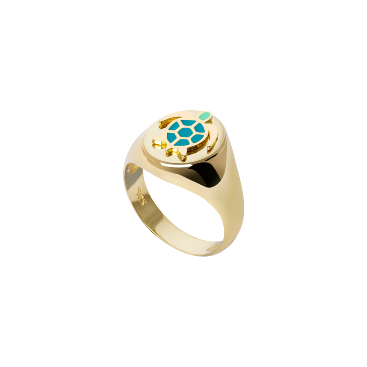 Gold Turtle Ring 50