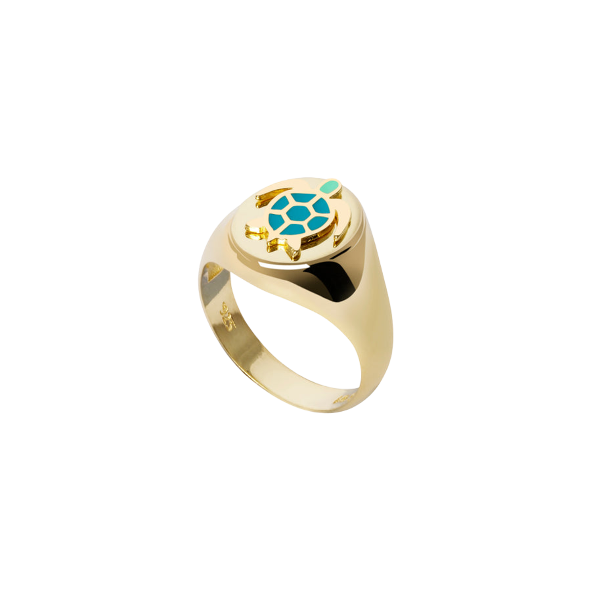 GOLD TURTLE RING