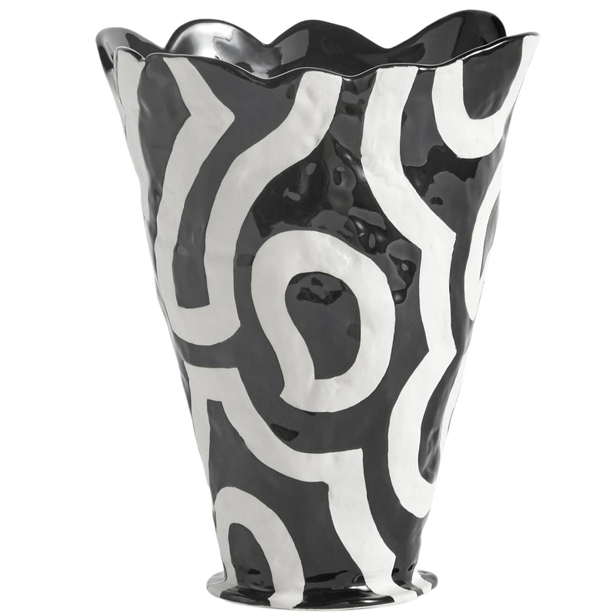Jessica Hans Shadow Vase Black and white