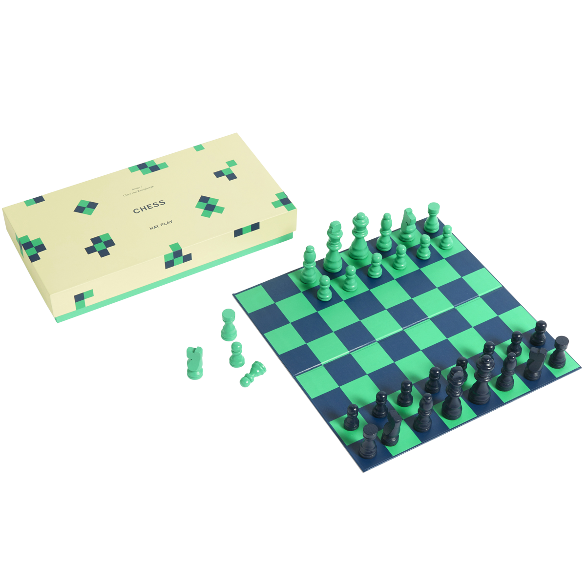 HAY PLAY Chess Green