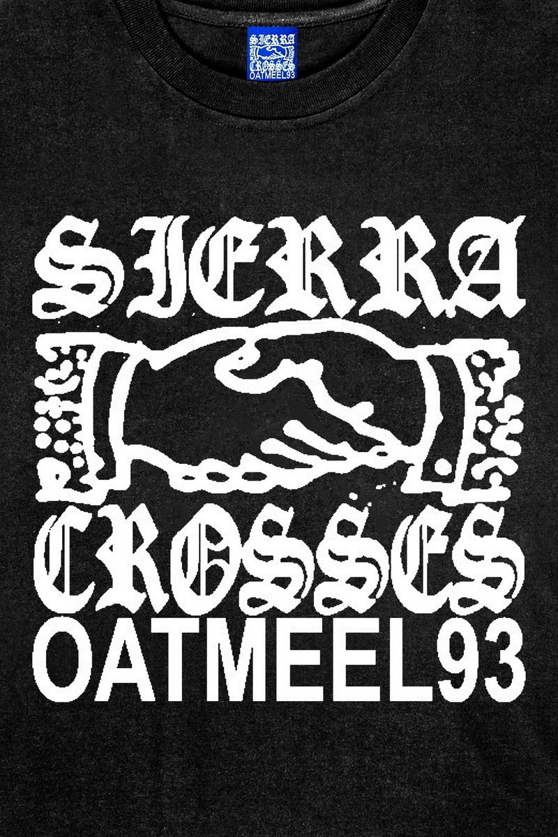 CAMISETA LS OATMEEL HANDS BLACK