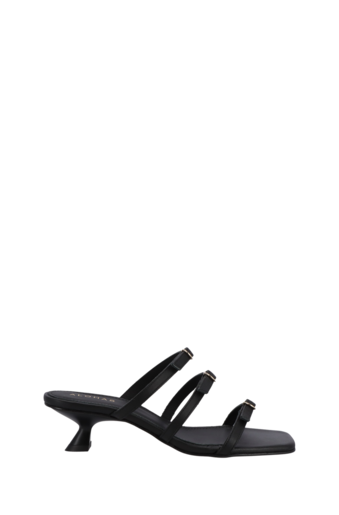 Artefact Black Leather Sandals