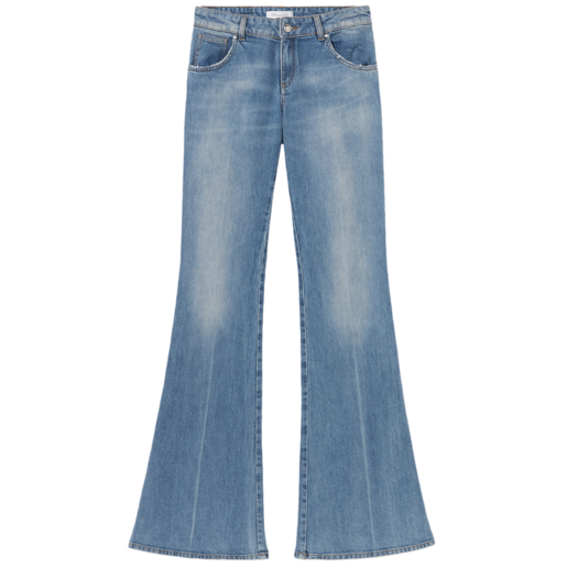 Medium Wash Bell Bottom Jeans