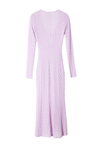 RUBI MIDI DRESS LILAC STRETCH, Purple, M