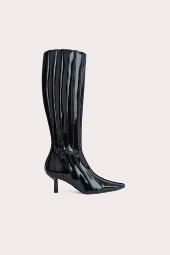 Faye Black Patent Leather, Black, 39