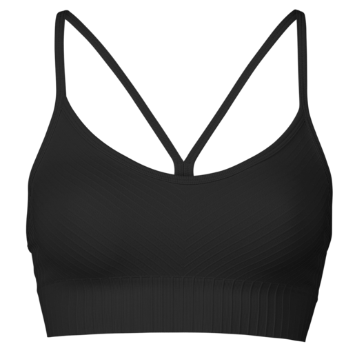 Seamless Graphical Rib Sports Top