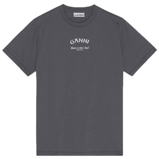 Basic Jersey Ganni Relaxed T-shirt