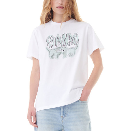 Basic Jersey Love Cats Relaxed Tee