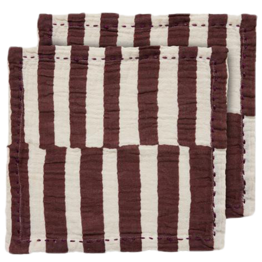 Cotton Napkins Striped (Set Of 2)