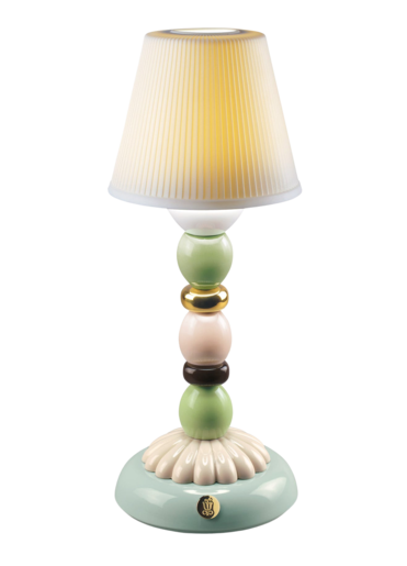 Palm Firefly Golden Fall Table Lamp. Gre