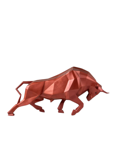 Toro Origami Rojo