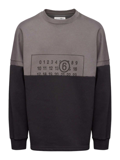 Two-Toned Sweatshirt With Graphic Detail