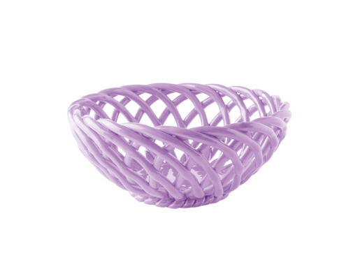 BASKET SICILIA LARGE - LILAC