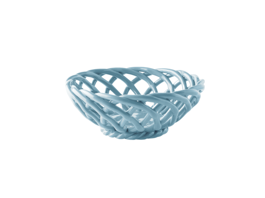 BASKET SICILIA SMALL - LIGHT BLUE