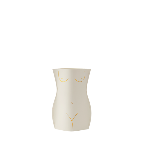 PAPER VASE VENUS (IVORY)