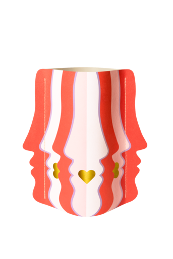 MINI PAPER VASE "BESO"