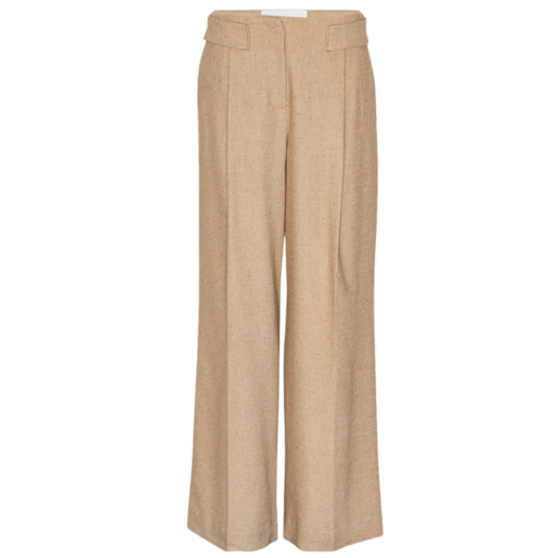 Wide Pant With Eyelet Belt