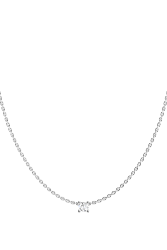 Solitaire Necklace 0.10cts