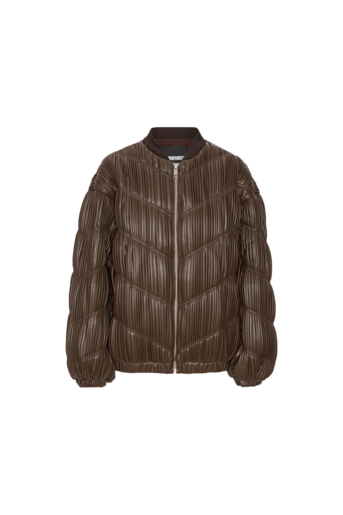 Chaqueta bomber plisada Vigrid