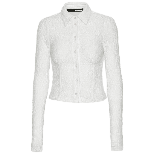 Lace Fitted Shirt