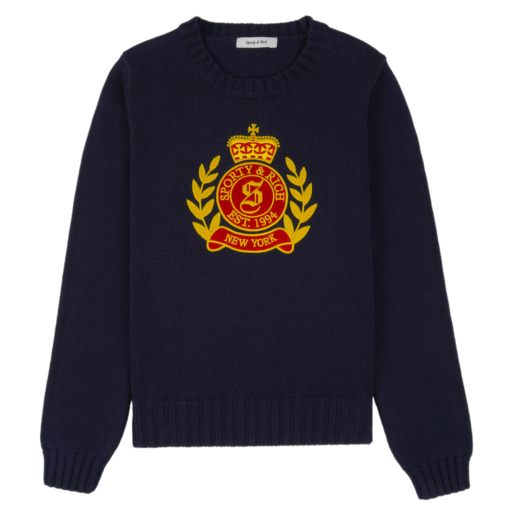 NY Crest Knitted Crewneck