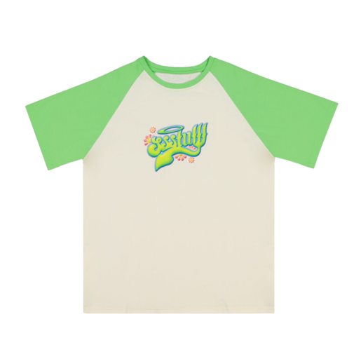 Candy Raglan S-S Tee Green