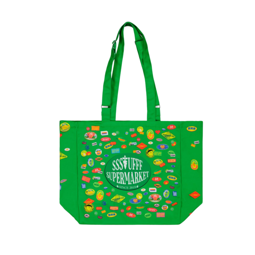 Supermarket Big Shopping Bag Green (40L)