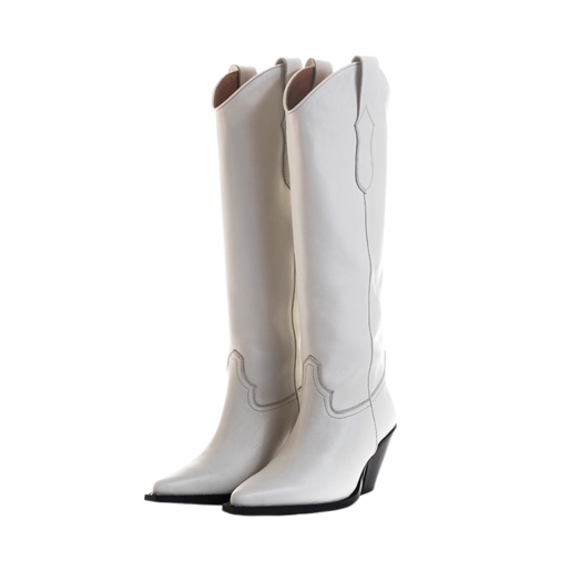 TORAL OFF-WHITE TALL BOOTS