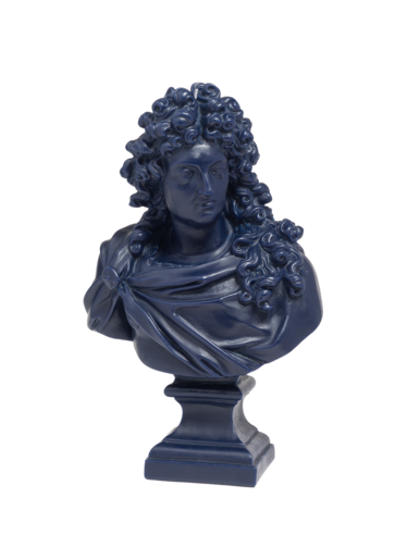 Busto Luis XIV - Azul marino