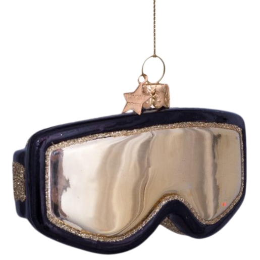 Ornament Glass Ski Goggles