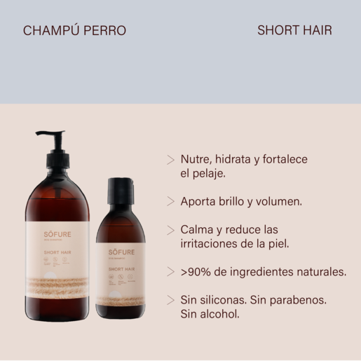 Söfure Perro Champu Pelo Corto 1000ml