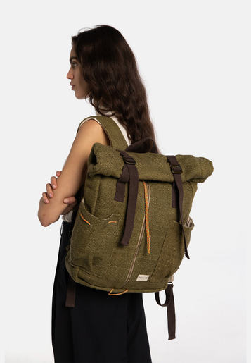 Mochila Nuptse Verde